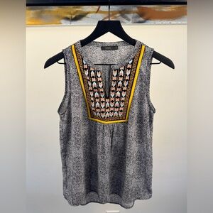 THML Embroidered Sleeveless Top – Size S